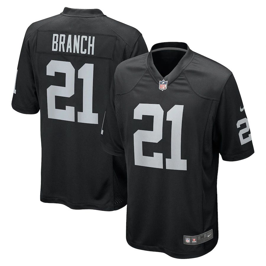 Men Las Vegas Raiders #21 Cliff Branch Nike Black Retired Player Game NFL Jersey->women nfl jersey->Women Jersey